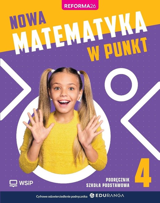 okładka Matematyka SP 4 Nowa matematyka w punkt podręcznik książka | Praca Zbiorowa