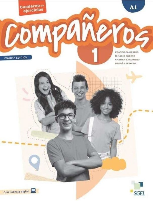 okładka Companeros 1 ćwiczenia w.4 książka | Praca Zbiorowa
