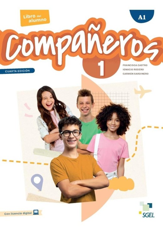 okładka Companeros 1 podręcznik w.4 książka | Praca Zbiorowa