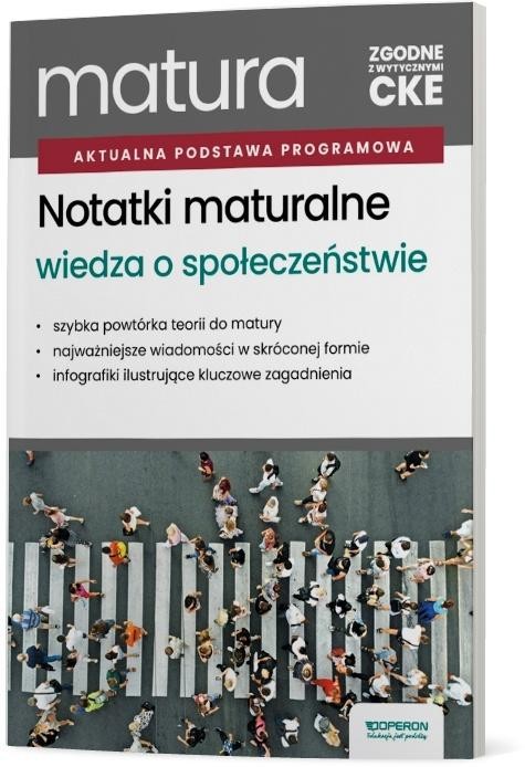 okładka Matura 2027 WOS Notatki ZR książka | Praca Zbiorowa
