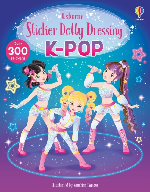 okładka Sticker Dolly Dressing K-POP książka | Lesley Sims
