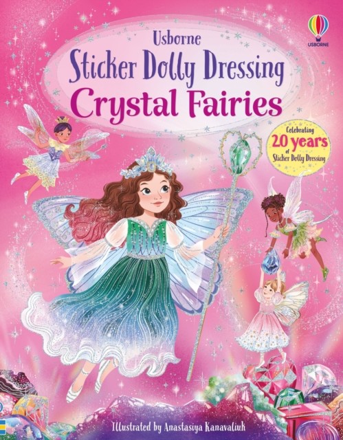 okładka Sticker Dolly Dressing Crystal Fairies książka | Watt Fiona