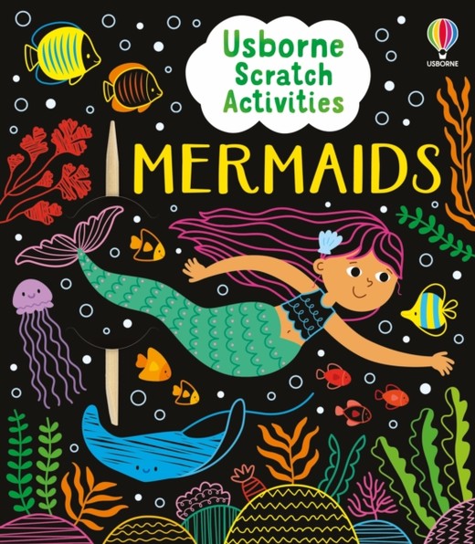 okładka Usborne Scratch Activities Mermaids książka | Rosie Dickins