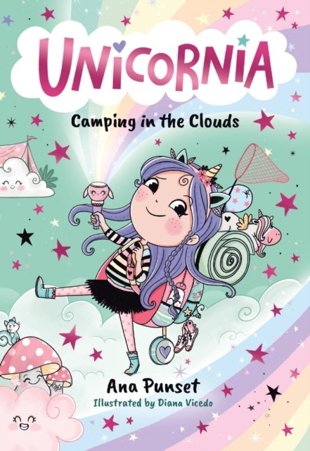 okładka Unicornia: Camping in the Clouds książka | Ana Punset