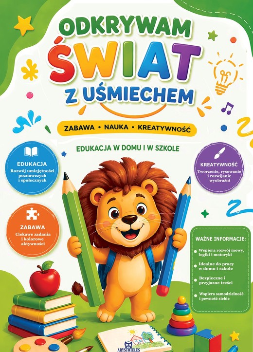 okładka Odkrywam świat z uśmiechem książka | Ewelina Chmielińska