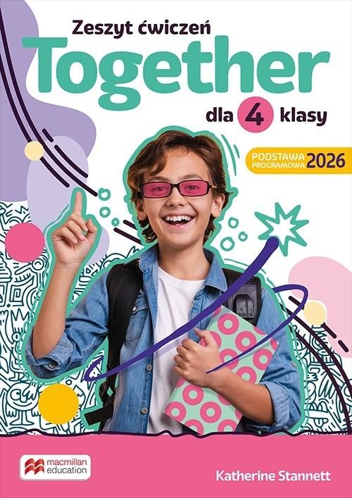 okładka Together 4 zeszyt ćwiczeń + kod książka | Maria Braun, Stannett Katherine