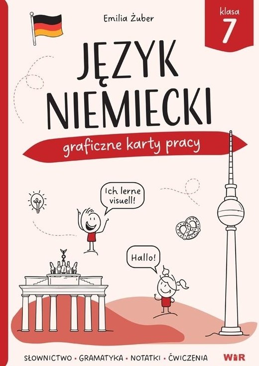 okładka Język niemiecki. Graficzne karty pracy dla klasy 7 książka | Emilia Żuber