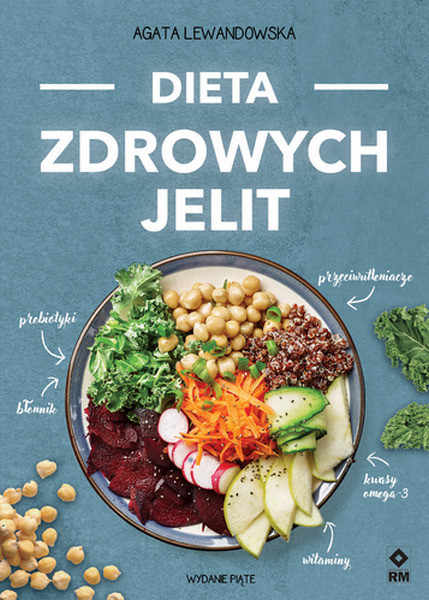 okładka Dieta zdrowych jelit wyd. 2026 książka | Agata Lewandowska