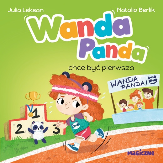 okładka Wanda Panda chce być pierwsza książka | Julia Leksan