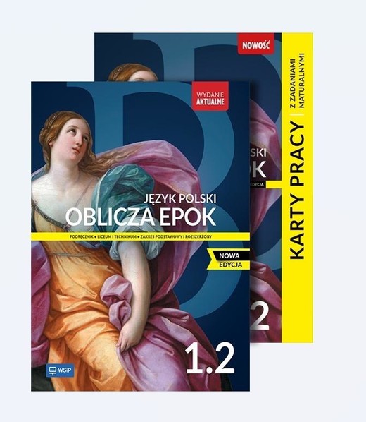 okładka J. polski LO 1/2 Oblicza epok Pakiet  podr+KP ZPiR książka | Praca Zbiorowa