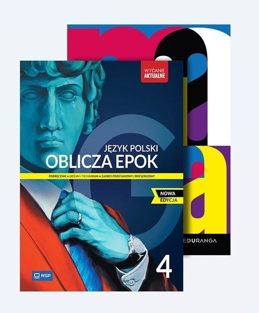 okładka J. polski LO 4 Oblicza epok Pakiet podr+ark ZPiR książka | Praca Zbiorowa