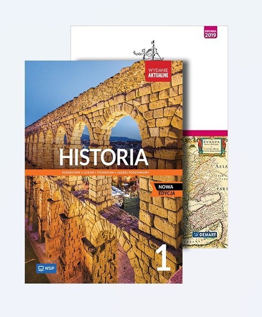 okładka Historia LO 1 Pakiet: podręcznik atlas ZP książka | Praca Zbiorowa