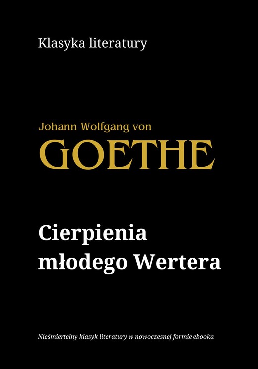 okładka Cierpienia młodego Wertera ebook | epub, mobi | Johann Wolfgang von Goethe