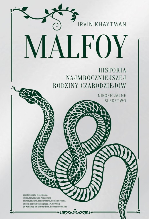 okładka Malfoy. Historia najmroczniejszej rodziny czarodziejów ebook | epub, mobi | Irvin Khaytman