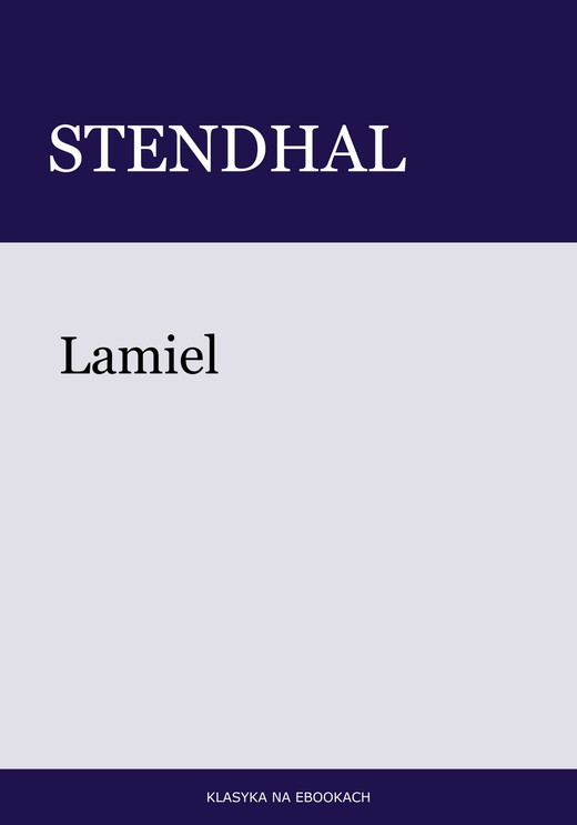 okładka Lamiel ebook | epub, mobi | Stendhal