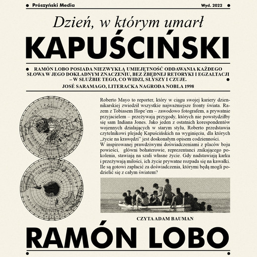 okładka Dzień, w którym umarł Kapuściński audiobook | MP3 | Ramón Lobo