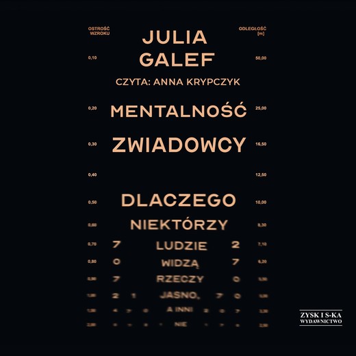 okładka Mentalność zwiadowcy. Dlaczego niektórzy ludzie widzą rzeczy jasno, a inni nie audiobook | MP3 | Julia Galef