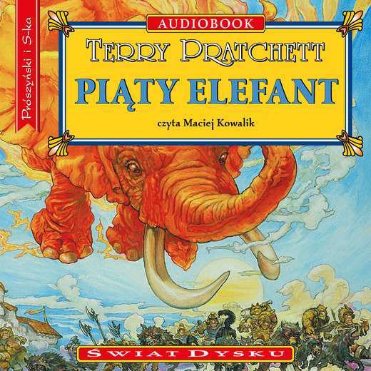 okładka Piąty elefant audiobook | MP3 | Terry Pratchett
