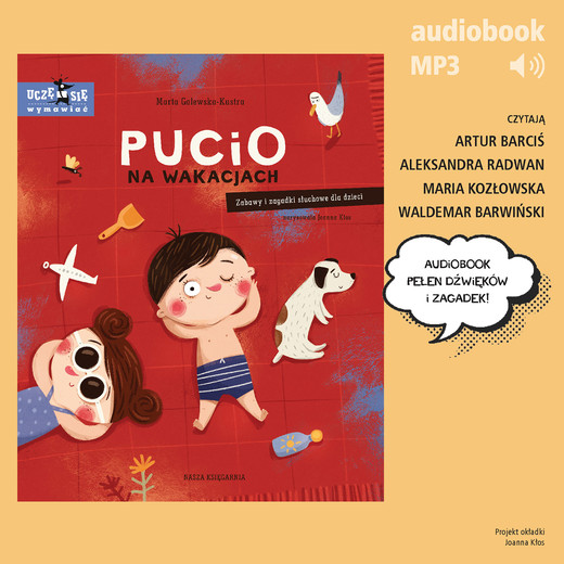 okładka Pucio na wakacjach. Zabawy i zagadki słuchowe dla dzieci audiobook | MP3 | Marta Galewska-Kustra
