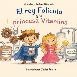 okładka El rey Folículo y la princesa Vitamina audiobook | MP3 | Artur Kierach