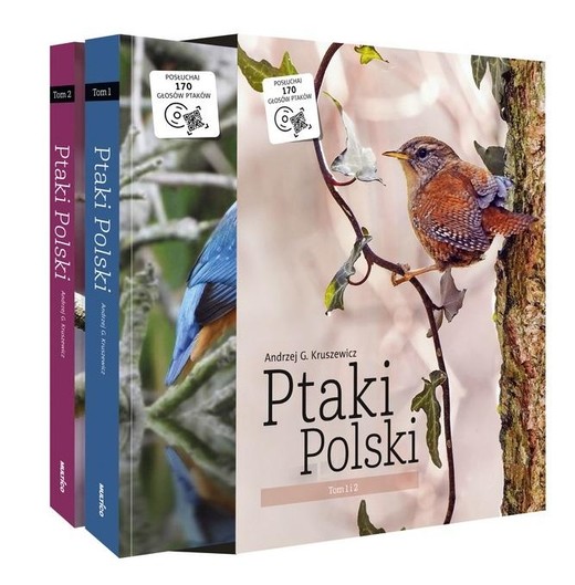 okładka Ptaki Polski T.1-2 książka | Andrzej Kruszewicz