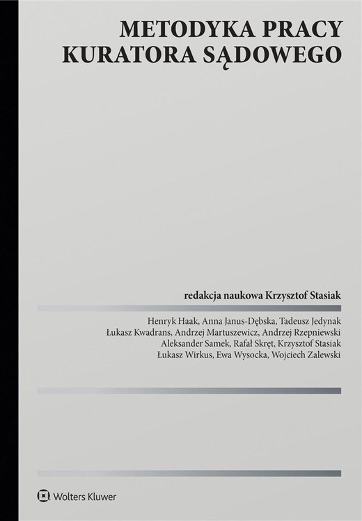 okładka Metodyka pracy kuratora sądowego książka | Krzysztof Stasiak