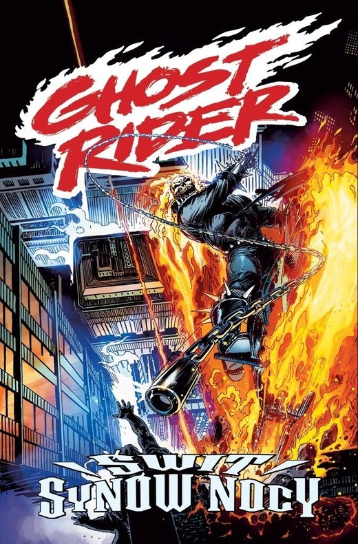 okładka Ghost Rider. Duchy zemsty. Świt synów nocy książka | Praca Zbiorowa
