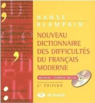 okładka Nouveau Dictionnaire des difficultes du Francais książka | Blampain Daniel, Joseph Hanse