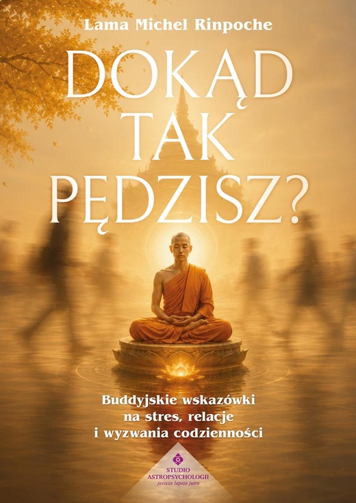 okładka Dokąd tak pędzisz? Buddyjskie wskazówki na stres, relacje i wyzwania codzienności książka | Lama MichelRinpoche