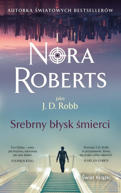 okładka Srebrny błysk śmierci pocket książka | Nora Roberts