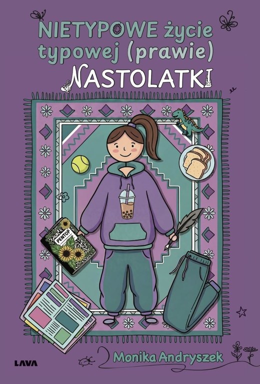 okładka Nietypowe życie typowej (prawie) nastolatki książka | Monika Andryszek