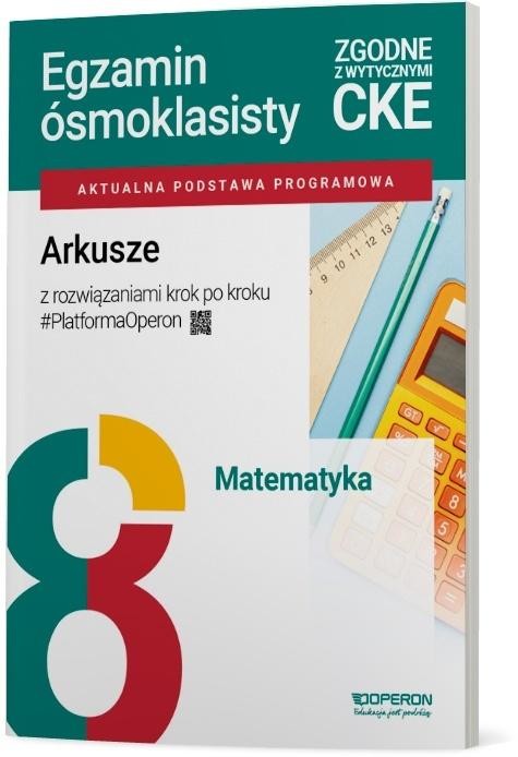 okładka Egzamin ósmoklasisty 2027 Matematyka Arkusze książka | Beata Dotka