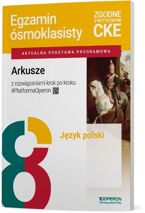 okładka Egzamin ósmoklasisty 2027 Język polski Arkusze książka | Jolanta Eisner