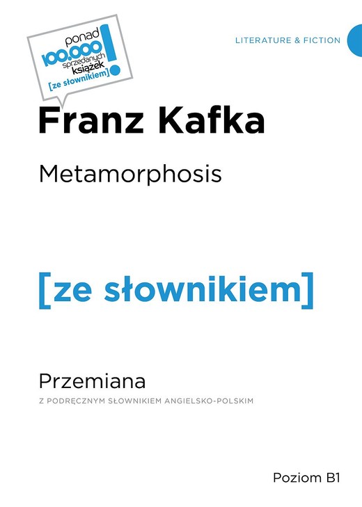 okładka Metamorphosis. Przemiana. Poziom B1 książka | Franz Kafka