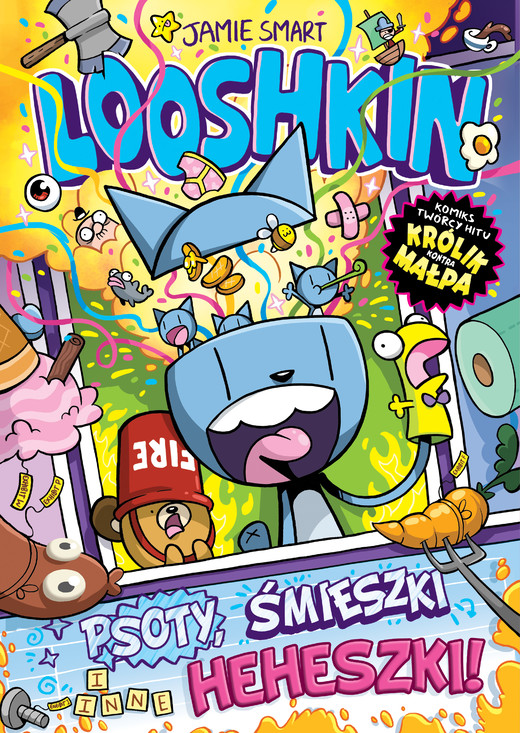 okładka Psoty, śmieszki i inne heheszki. Looshkin. Tom 2 książka | Jamie Smart