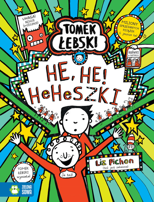 okładka He, he… Heheszki. Tomek Łebski książka | Pichon Liz