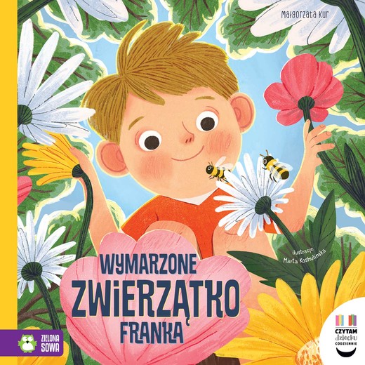okładka Wymarzone zwierzątko Franka. Czytam dziecku codziennie książka | Małgorzata Kur