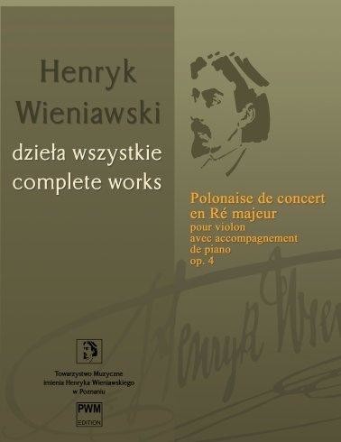 okładka Polonez koncertowy D-dur na skrzypce i fortepian.. książka | Wieniawski Henryk