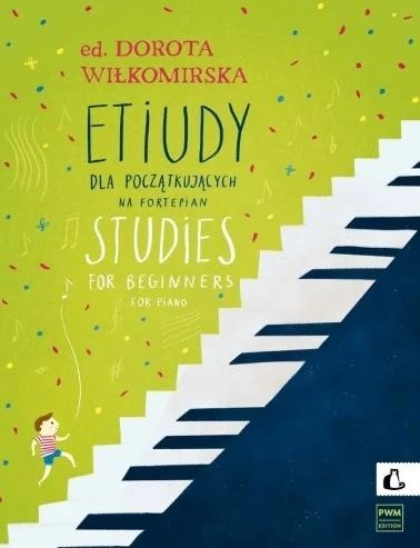 okładka Etiudy dla początkujących na fortepian książka | Dorota Wiłkomirska