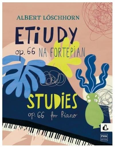 okładka Etiudy op.66 na fortepian książka | Albert Loschhorn