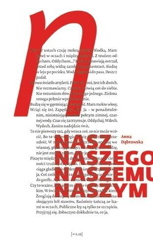 okładka Nasz naszego naszemu naszym książka | Anna Dąbrowska