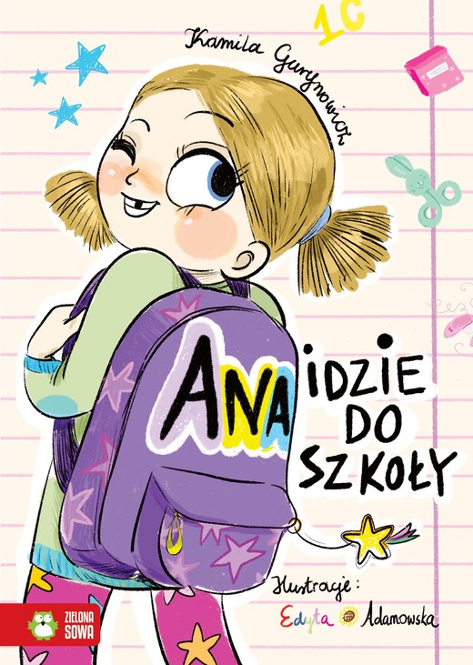 okładka Ana idzie do szkoły książka | Kamila Gurynowicz