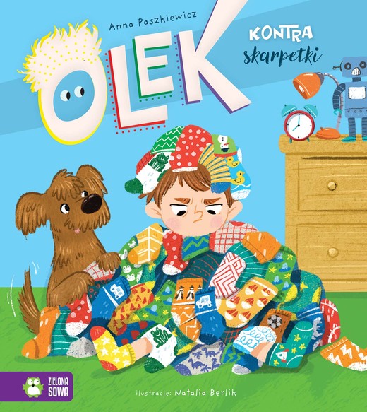 okładka Olek kontra skarpetki książka | Anna Paszkiewicz