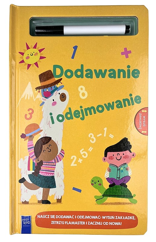 okładka Dodawanie i odejmowanie  z flamastrem suchościeralnym książka | Opracowanie zbiorowe