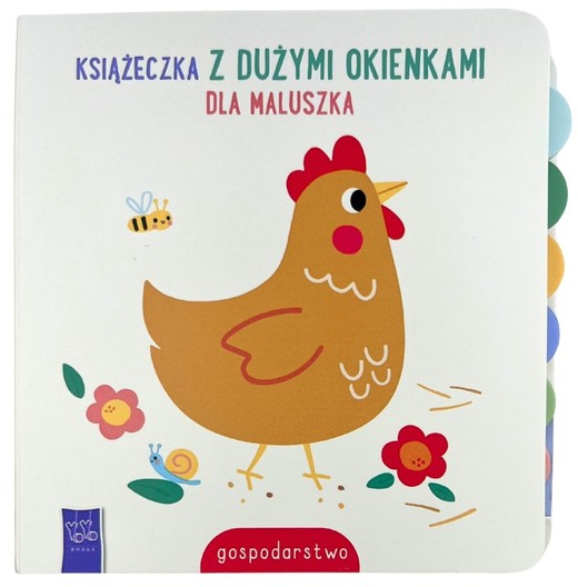 okładka Gospodarstwo. Książeczka z dużymi okienkami dla maluszka książka | Opracowanie zbiorowe