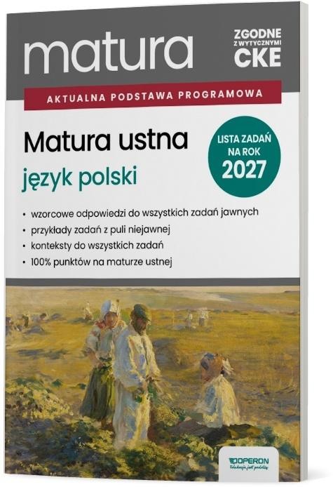 okładka Matura 2027 Język polski Matura ustna książka | Tadeusz Banowski, Beata Zielińska