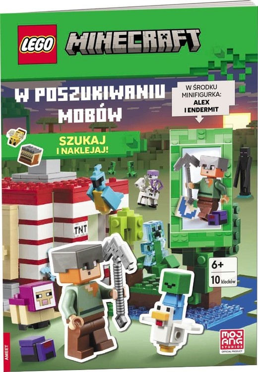 okładka Lego Minecraft. W poszukiwaniu mobów książka | Praca Zbiorowa