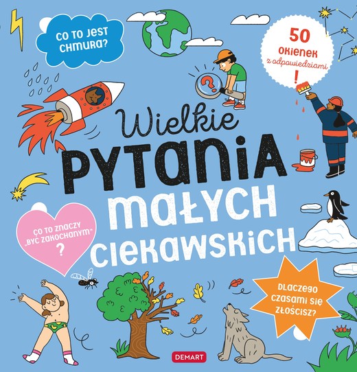 okładka Wielkie pytania małych ciekawskich. Książka z okienkami książka | Opracowanie zbiorowe