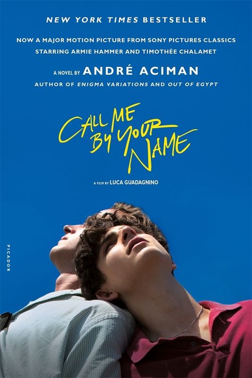 okładka Call Me by Your Name wer. angielska książka