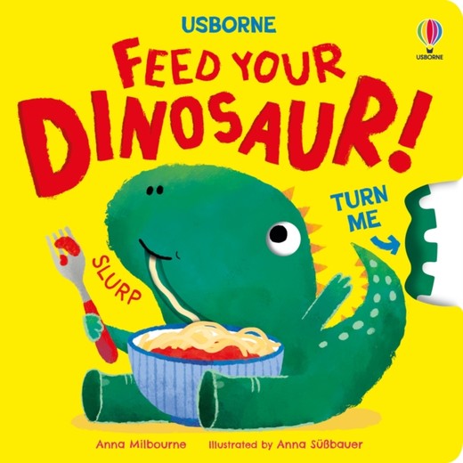 okładka Feed your Dinosaur książka | Anna Milbourne
